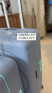 American Tourister Polypropylene (PP) Amt Circurity 77Cm TSA Black 3 Point 4 Wheels TSA Lock Hardshell Carry-On Spinner Suitcase Complete Lining&Contrast Components | New Western Collection