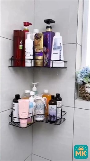 Metal Corner Rack | Multi-Purpose Wall Storage for Home | Meerakart