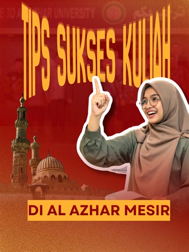 Tips sukses kuliah di Al-Azhar Mesir: 1. Meminta taufik dari Allah 2. Ridho orang tua 3. Menyelesaikan ujian kualifikasi bahasa arab 4. Mengumpulkan seluruh dokumen persyaratan 5. Mengikuti program persiapan akademik 6. Daftar ulang di universitas Al-Azhar 7. Rajin, ikhlas dan perbanyak ibadah 8. Mengikuti pembinaan Afwaja Center 1 tahun di Mesir Ayo, studi ke Al-Azhar Kairo Mesir bersama Afwaja Center! 📞Informasi Lebih Lanjut WhatsApp : 0813-8852-9588 Instagram : afwajacenter Facebook : Afwaja