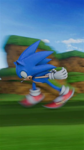 Sonic Run Cycle - Blender #sonic #sonicthehedgehog #blender #animation