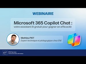 [Webinaire] Microsoft 365 Copilot Chat : votre assistant IA gratuit pour gagner en efficacité