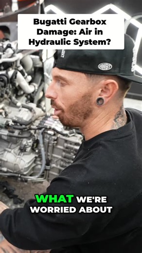 Brez Scale on Instagram: "Gearbox off? Hydraulic lines…nightmare. Air in the system? Bugatti computer needed. Wish us luck! #Bugatti #CarRepair #SupercarProblems #MechanicLife #DIYCar #Automotive #Hypercar #CarTroubles"