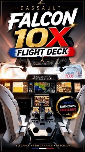 Dassault Falcon 10X Flight Deck