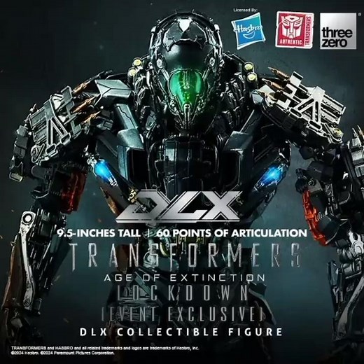 Transformers: Age of Extinction ThreeZero DLX Lockdown (Event Exclusive) Revealed!