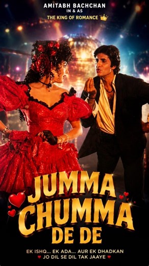 💃Jumma Chumma De De ( Lyrics) Amitabh Bachchan | Kimi Katkar | Hum1991 |🕺 #trendingshorts #shorts