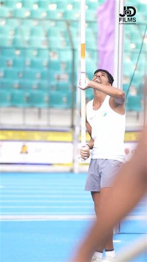 Athlete Point Films on Instagram: "Rising above the bar on the national stage! 🚀✨ Anshu Patel competes with determination in Pole Vault at the 64th National Inter State Senior Athletics Championship, JN Stadium, Chennai (Tamil Nadu), held from 20–24 August 2025. A focused athlete aiming higher with every vault! 💪🔥 #AnshuPatel #PoleVault #NationalInterState #AthleticsIndia #DefyGravity"
