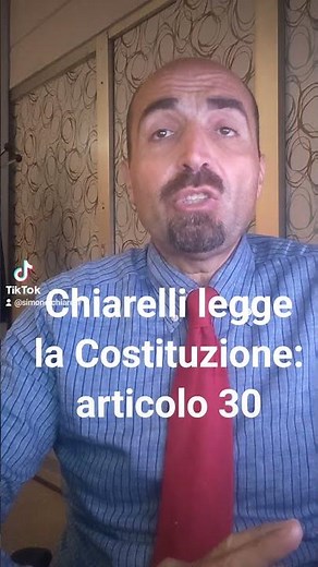 Chiarelli reads the Constitution: Article 30