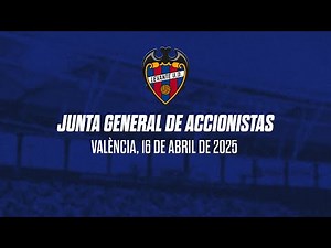 Junta General de Accionistas - Levante UD