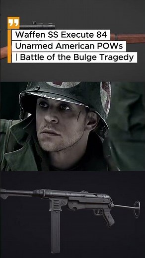 Malmedy Massacre 1944: Waffen SS Execute 84 Unarmed American POWs | Battle of the Bulge Tragedy