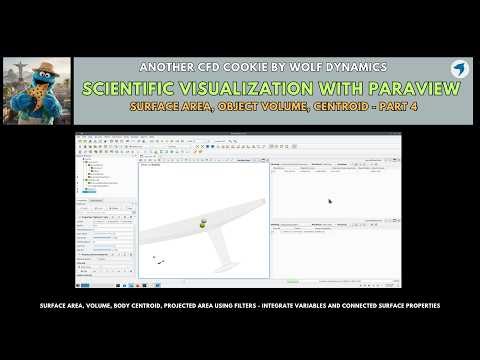 🍪 CFD cookie - Mastering paraview - Solid volume, centroid, booleans, and more - Part 4