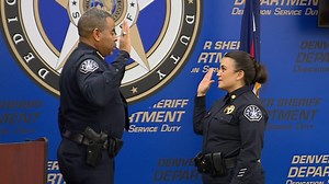 Denver Sheriff swears in 1st Latina to achieve rank of major