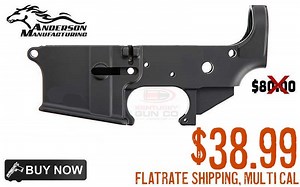 Anderson AM-15 No Logo AR15 Lower Receiver just...$38.99 Each