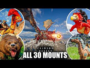 Crimson Desert ALL 30 Mounts & Abilities Showcase
