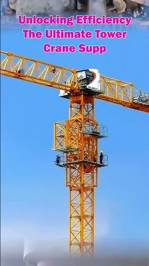 Ultimate Tower Crane Guide Boost Your Site's Efficiency! #TowerCrane #Construction