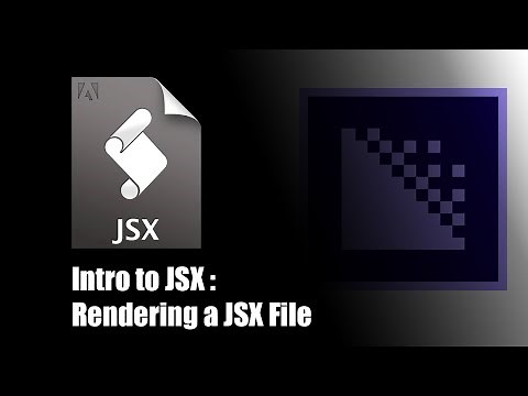 How to Render a JSX File in After Effects
