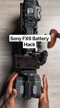 Sony FX6/Fx9 Battery Hot Swap Solution #sonyfx6 #sonyfx9 #sonycamera