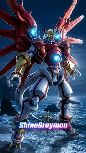 Agumon (2006) to ShineGreymon Ruin Mode Evolution #Digimon #DigimonAI #Digivolution