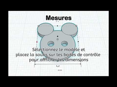Tinkercad tutoriel - mesures