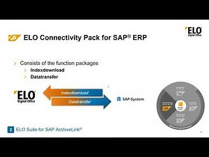 ELO for SAP® ERP - From order to invoice payment