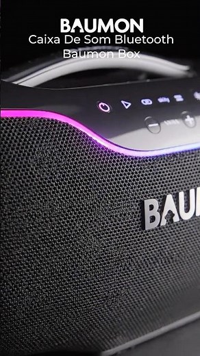 Meet the Baumon Box Bluetooth Speaker with Microphone.