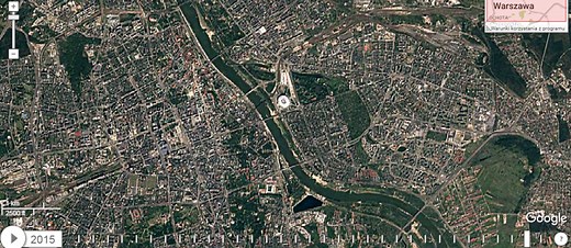 Google Earth pokazuje zdjęcia satelitarne od 1984 roku