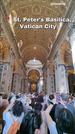 Inside St. Peter’s Basilica 🇻🇦 | Vatican City