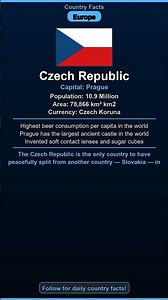Czech Republic: Amazing Facts You Need to Know! #Shorts