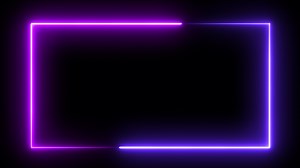 Download Neon frame background animation for free