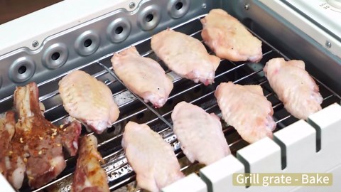 XHJ Indoor Smokeless Electric Grill, Indoor Tabletop BBQ Grill with Removable Grill Pan, Grill Grate & Lid, Dishwasher Safe, Dual Zone Cooking