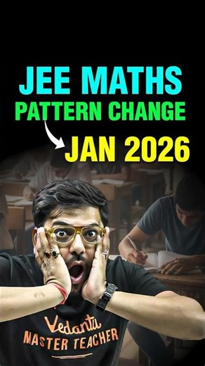 JEE MAINS 2026 Maths Pattern Changed 😨 #jee2026 #jeemains #jeepreparation #harshsir