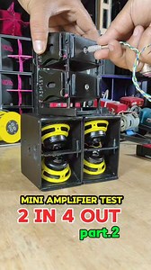 624K views · 10K reactions | Mini amplifier test Part.2 | miniatur sound system | Facebook