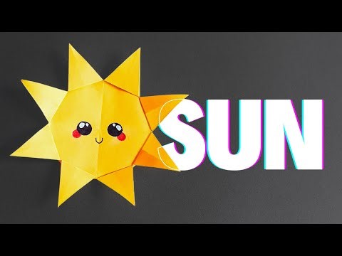 Shine Bright: Easy Sun Origami Tutorial for All Ages