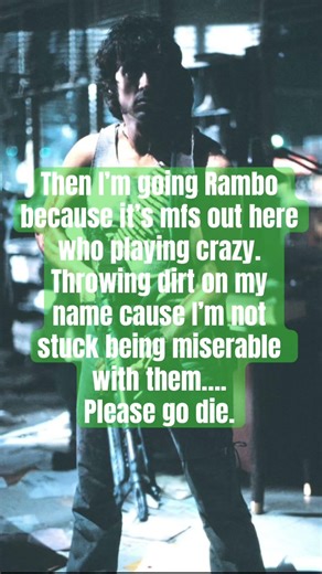 Please get away from me and mines.