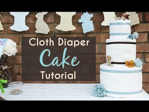 Cloth Diaper Cake Tutorial