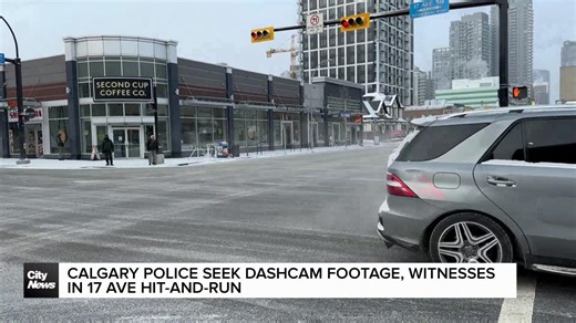 Calgary police seek dashcam footage, witnesses in 17 Ave hit-and-run