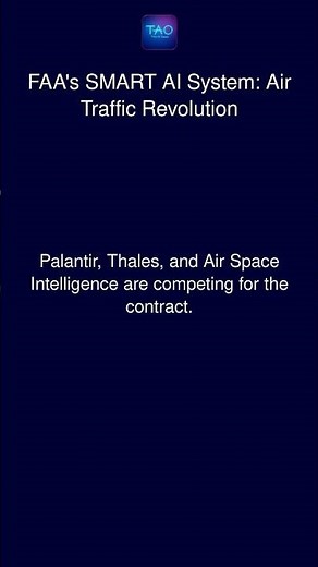 FAA's SMART AI System: Air Traffic Revolution