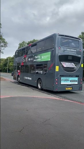 National Express West Midlands Enviro 400 4836 Bus Route 126 Dudley