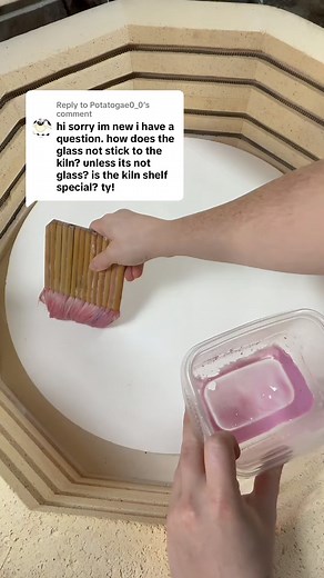 1.2M views · 16K reactions | "Replying to @Potatogae0_0 — here's a quick look at how glass fusing works in the kiln! ✨" | Luminous Layers | Facebook