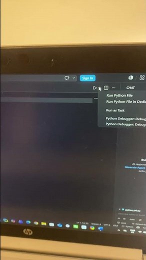 Run Python code in visual studio code #learnpython #vscode