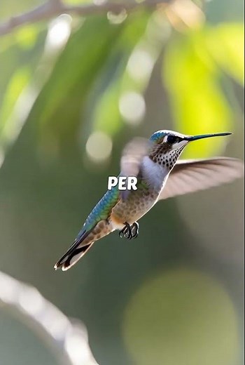 Hummingbird Wing Speed in Slow Motion | 4K Nature Fact