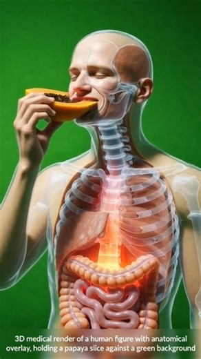 What Happens Inside Your Body When You Eat Papaya? 🥭 (Shocking Digestion Science)