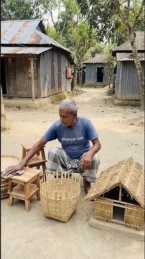 Pure Village Craftsmanship 🧺🏡 | Handmade Rural Skills