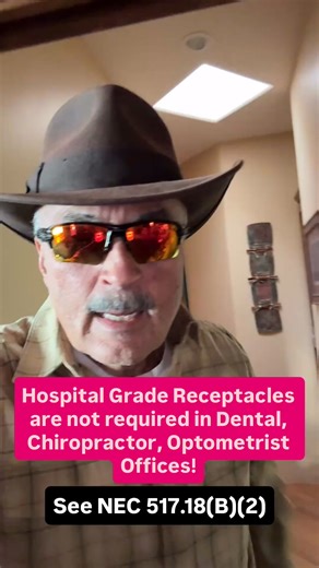 130K views · 2.6K reactions | Hospital grade receptacles are only required in a "Category 2 Space" [517.18(B)(2)]. A dental or chiropractic space is NOT a Category 2 space [See Article 100]; an optometry space doesn't fall within the scope of Article 517. [517.10(B)(d)(3)]. As for me and my house, I will serve the Lord [Joshua 24:15]. #mikeholt #electricaltraining #electrician #electricaleducation #electricaltrade #necrequirements | Mike Holt Enterprises | Facebook