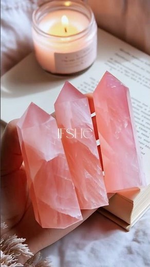 Rose Quartz Crystal Point – Heart Chakra Healing Wand - AAA Premium Quality Gemstone