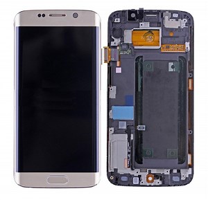 LCD with Touch Screen for Samsung Galaxy S6 Edge - Gold (display glass combo folder)
