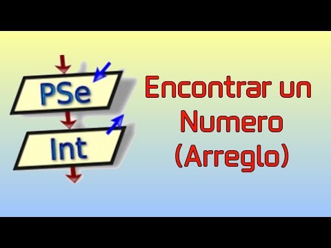 Encontrar un número (Arreglo) PseInt