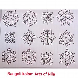 5.4K views · 107 reactions | #mugguluwithdots #easykolam #muggulurangoli #kolamwithdots #rangoliwithdots #mugguludesigns #mugguludesign #easyrangolidesigns #simplerangoli #rangoliartist #kolam #rangoli #muggulu #easyrangoli #easykolam #dailyusekolam #smallkolam #smallrangoli #smallmuggulu #bigkolam #bigrangoli #ChukkalaMuggulu #smallrangoli #bigrangoli | Kavitha Saraswathi kolams / Rangoli kolam Arts of nila | Facebook