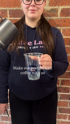 Make our protein iced coffee with us | Coffee Lane Drive Thru