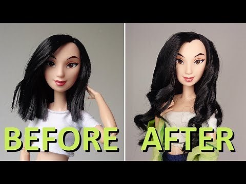 Doll Hair Tutorial: Clip-in Extensions for dolls! (Disney, Ever After High, Bratz & more)