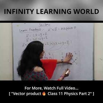 Vector product🔥 Class 11.